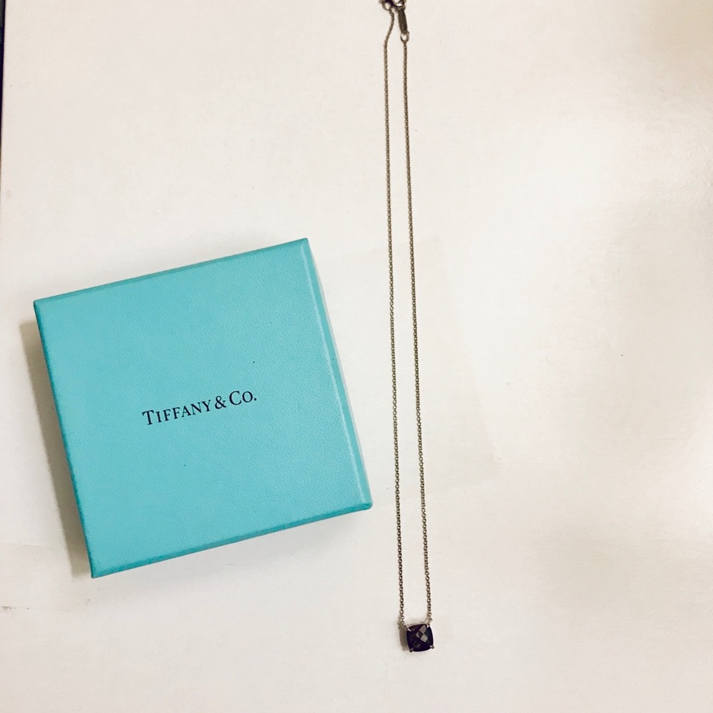 Tiffany & Co. Smoky Quartz Pendant Necklace